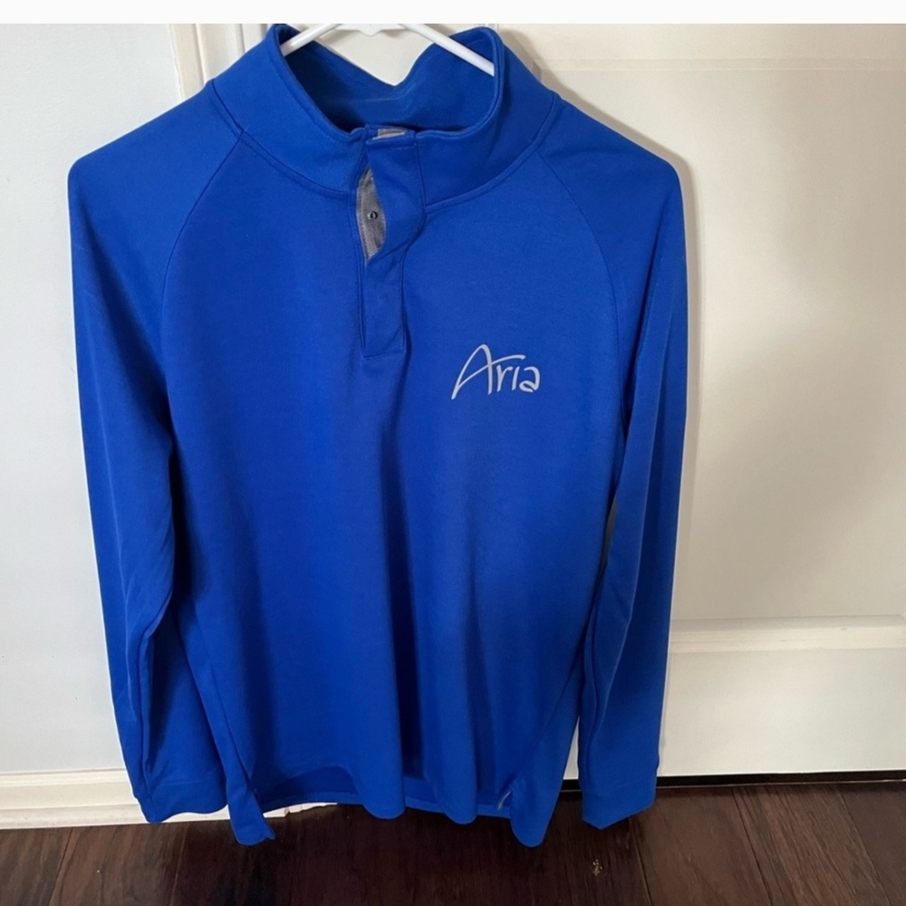 Blue Aria Quarter  Pullover